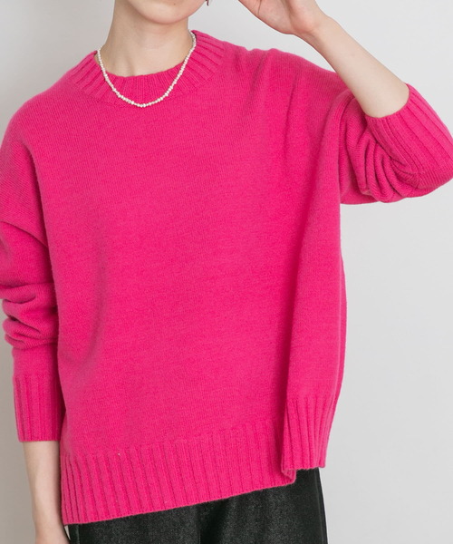 「UR Lab.」 長袖ニット FREE ピンク レディース_画像6