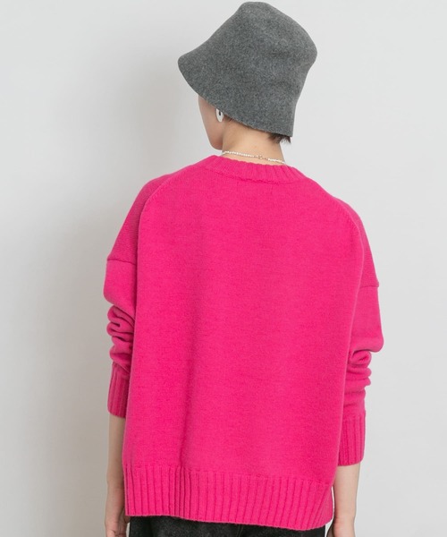 「UR Lab.」 長袖ニット FREE ピンク レディース_画像7