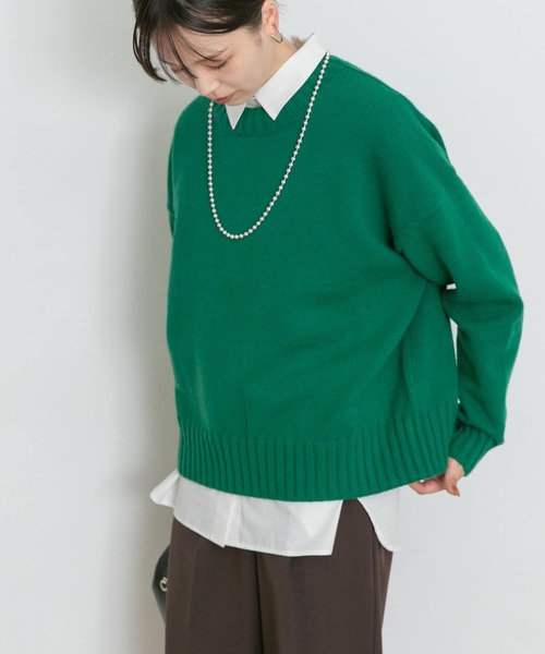 「UR Lab.」 長袖ニット FREE ピンク レディース_画像9