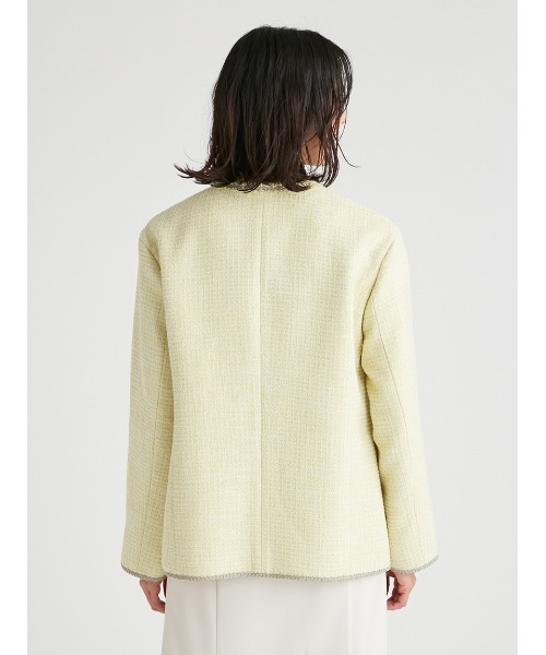CELFORD（セルフォード） ツイードジャケット 36 イエロー レディース