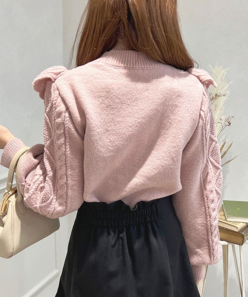 「apres jour」 長袖ニット X-LARGE アイボリー レディース_画像4