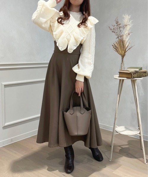 「apres jour」 長袖ニット X-LARGE アイボリー レディース_画像9