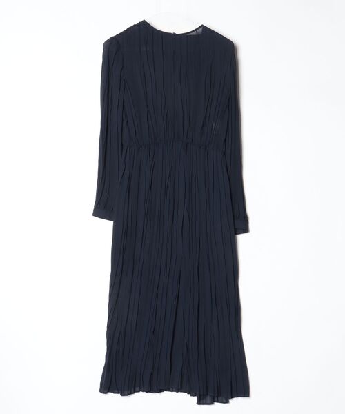ネイビー 長袖 ワンピース　アナイ 38　セレモニー ANAYI（アナイ） 長袖ワンピース 38 ネイビー レディース : ZOZOTOWN