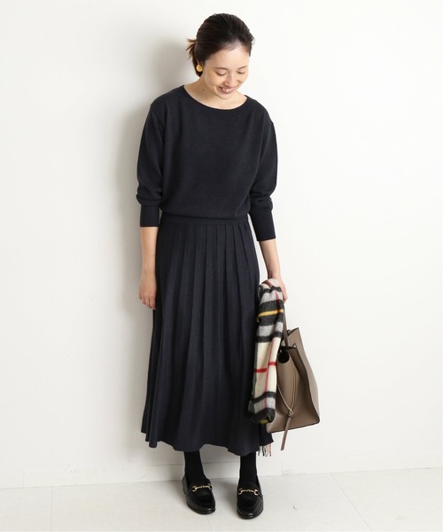 「SLOBE IENA」 ニットワンピース FREE ベージュ レディース_画像2