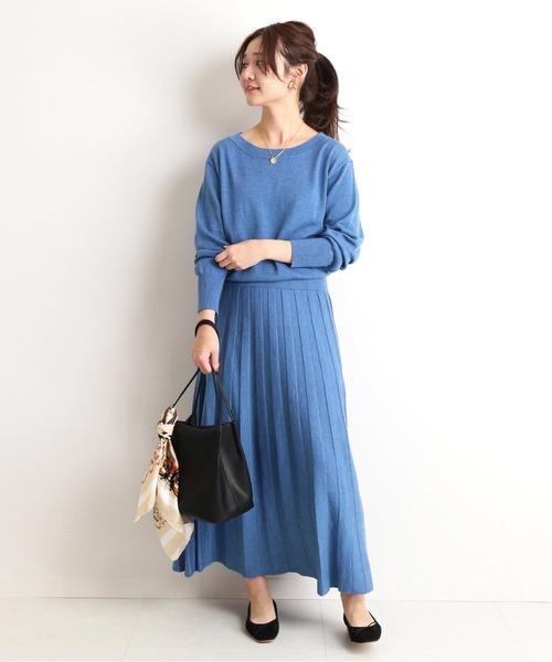 「SLOBE IENA」 ニットワンピース FREE ベージュ レディース_画像5