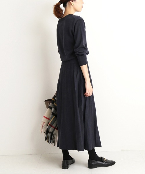 「SLOBE IENA」 ニットワンピース FREE ベージュ レディース_画像6