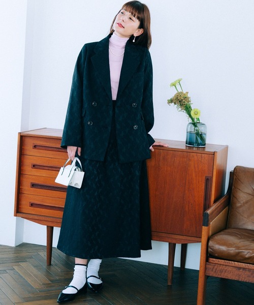 「haco!」 セットアップ「LOVE&PEACE PROJECTコラボ」 SMALL ブラック レディース_画像2