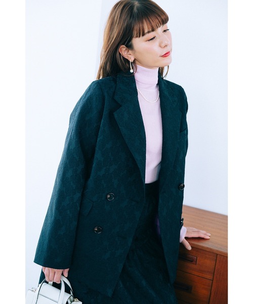 「haco!」 セットアップ「LOVE&PEACE PROJECTコラボ」 SMALL ブラック レディース_画像3