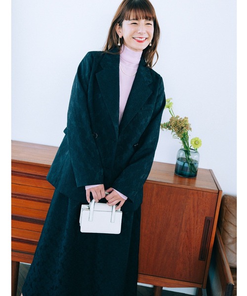 「haco!」 セットアップ「LOVE&PEACE PROJECTコラボ」 SMALL ブラック レディース_画像4