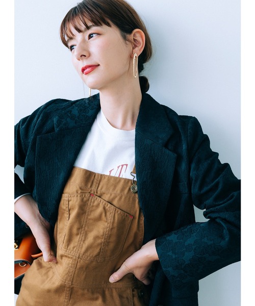 「haco!」 セットアップ「LOVE&PEACE PROJECTコラボ」 SMALL ブラック レディース_画像9