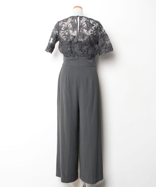 「LAGUNAMOON」 オールインワン MEDIUM チャコールグレー レディース_画像2