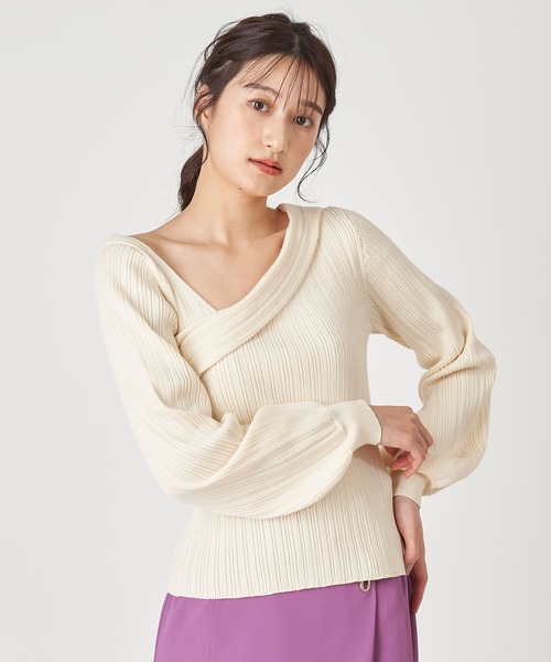 「ROYAL PARTY」 長袖ニット FREE ベージュ レディース_画像8
