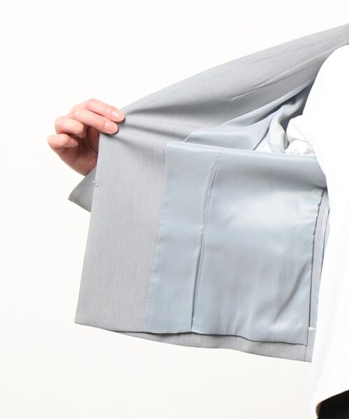 「TONAL」 ノーカラージャケット 36 ブラック レディース_画像4