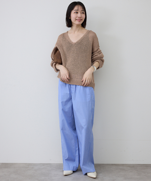 【新品未使用】スローブイエナ ギマヤーンVネックプルオーバー SLOBE IENA｜ギマヤーンVネックプルオーバー | Rakuten Fashion(楽天