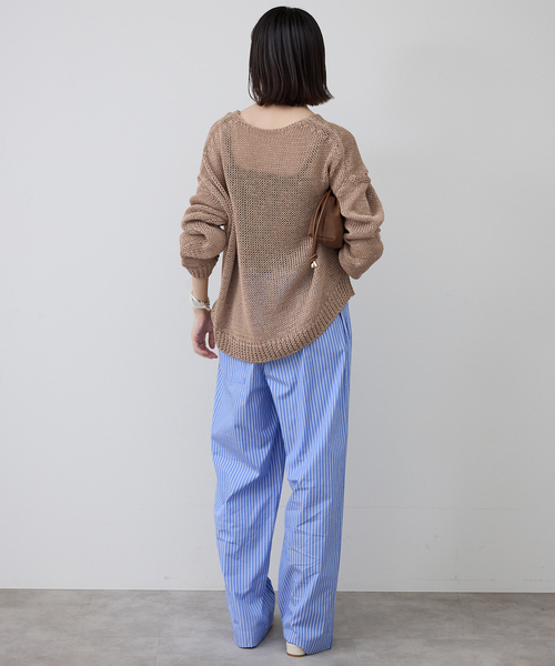 SLOBE IENA（スローブイエナ） ニット セーター ギマヤーンVネックプル