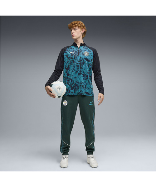 PUMA（プーマ） tシャツ メンズ マンチェスターシティ FC 1/4 ジップ
