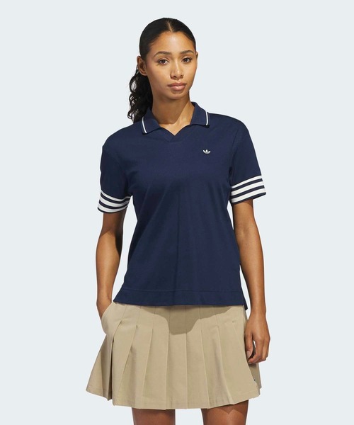 希少サイズ✨アディダス ポロシャツ トレフォイルロゴ刺繍 スリーストライプ adidas（アディダス） ポロシャツ ポロ オリジナルス スリーストライプ