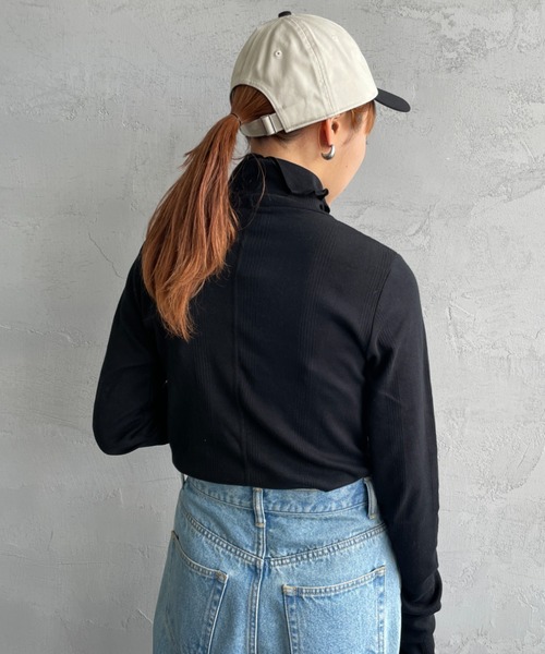 「DANTON」 キャップ F アイボリー レディース_画像4