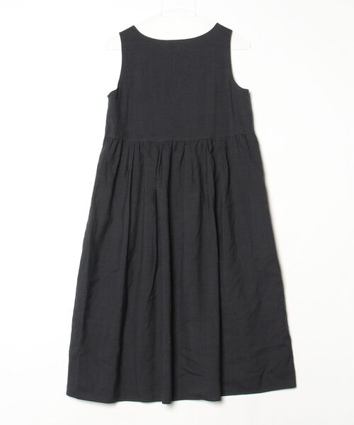 「LE GLAZIK」 ノースリーブワンピース 36 ブラック レディース_画像2