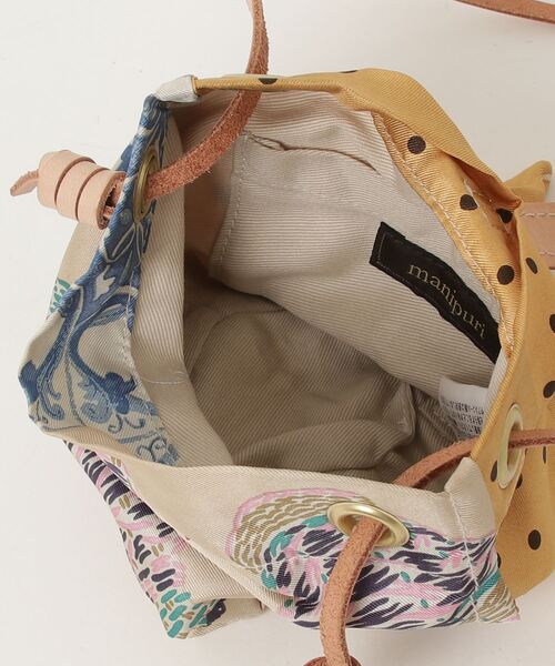 「manipuri」 ショルダーバッグ - イエロー レディース_画像4