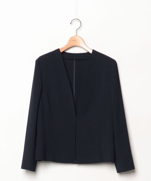 美品　NOLLEY'S Sophi ノーカラー　ジャケット 40 NOLLEY'S Sophi（ノーリーズソフィー） ノーカラージャケット 40