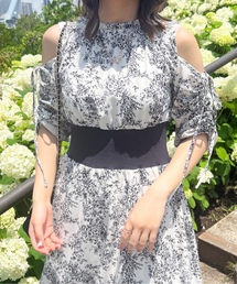 「apres jour」 7分袖ワンピース フリー ネイビー レディースの画像6