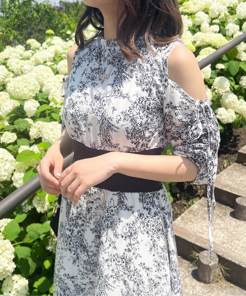 「apres jour」 7分袖ワンピース フリー ネイビー レディースの画像7