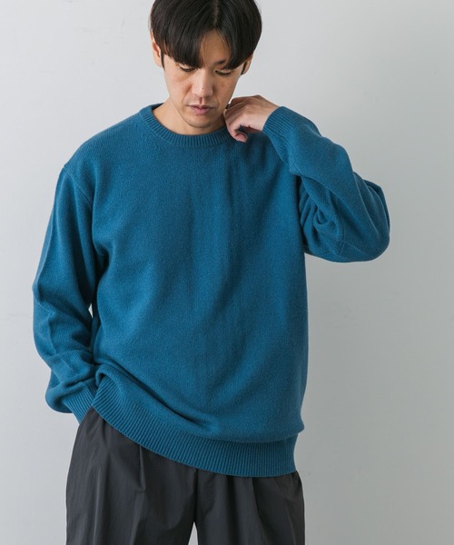 「URBAN RESEARCH DOORS」 長袖ニット LARGE ベージュ メンズ_画像4