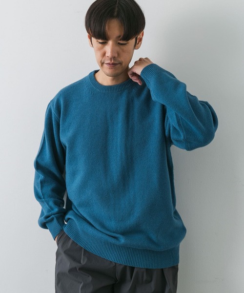 「URBAN RESEARCH DOORS」 長袖ニット LARGE ベージュ メンズ_画像6