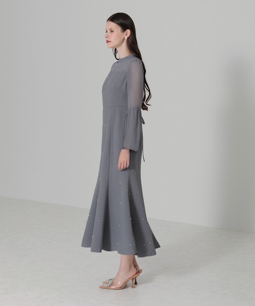 「Leja」 長袖ワンピース MEDIUM ブルー レディース_画像4