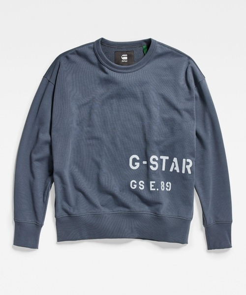 「G-STAR」 スウェットカットソー MEDIUM ダークグリーン メンズ_画像4
