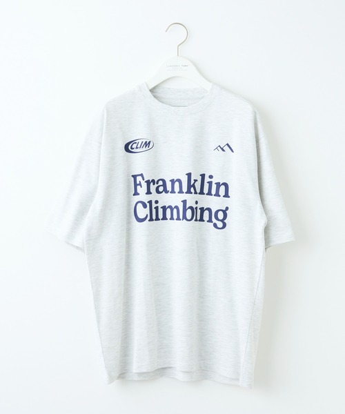 「Franklin Climbing」 半袖Tシャツ LARGE ライトグレー メンズ_画像3