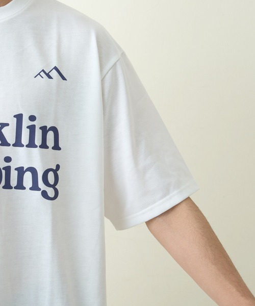 「Franklin Climbing」 半袖Tシャツ LARGE ライトグレー メンズ_画像7