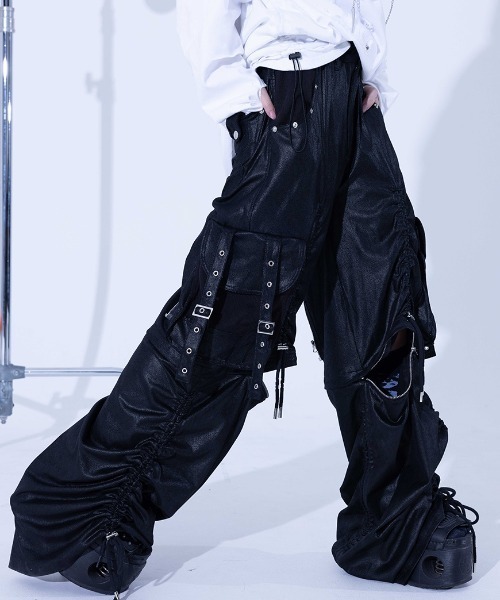 GAMCHU（ガムチュ） ワイドパンツ パンツ 「Gamchu/ガムチュ」Mekuroa