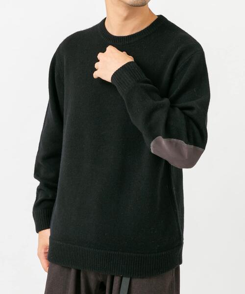 「URBAN RESEARCH ROSSO MEN」 長袖ニット LARGE チャコールグレー メンズ_画像4