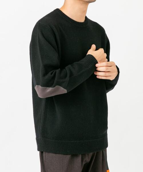 「URBAN RESEARCH ROSSO MEN」 長袖ニット LARGE チャコールグレー メンズ_画像9