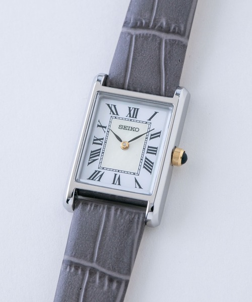 SEIKO（セイコー） 腕時計 コラボレーション スクエア シルバー×グレー