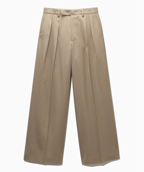 HARE（ハレ） ワイドパンツ スラックス 「NARRIL」Wool Blend Trousers