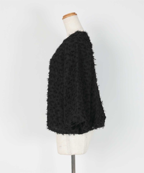 「ur's」 長袖ブラウス M ブラック レディース_画像3