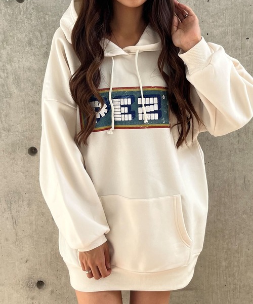 「GLAMOROUS JANE」 プルオーバーパーカー FREE チャコールグレー レディース_画像7