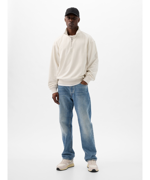 「GAP」 スウェットカットソー X-SMALL ブラック メンズ_画像3