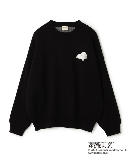 「PEANUTS」 長袖ニット 3L グレー レディース_画像7