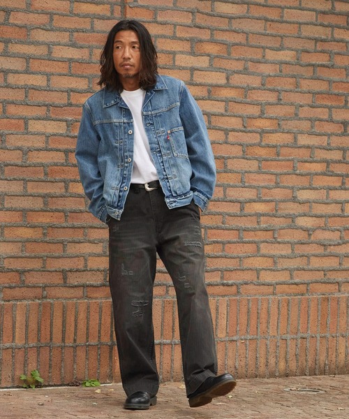 美品　Levi’s デニムジャケット Levi's（リーバイス） デニムジャケット M ブルー メンズ : ZOZOTOWN