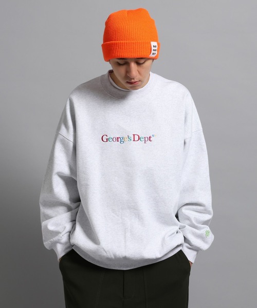 「GEORGE'S」 スウェットカットソー MEDIUM ホワイト メンズ_画像2