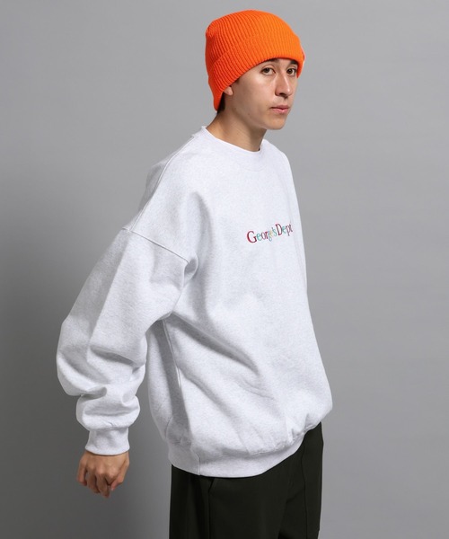 「GEORGE'S」 スウェットカットソー MEDIUM ホワイト メンズ_画像6