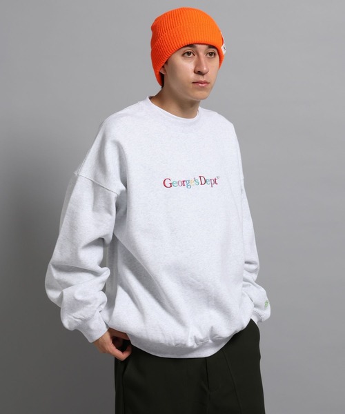 「GEORGE'S」 スウェットカットソー MEDIUM ホワイト メンズ_画像7