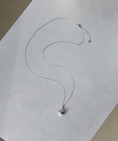ネックレス 「金属アレルギー対応/ステンレス」ドロップネックレス レディースの画像