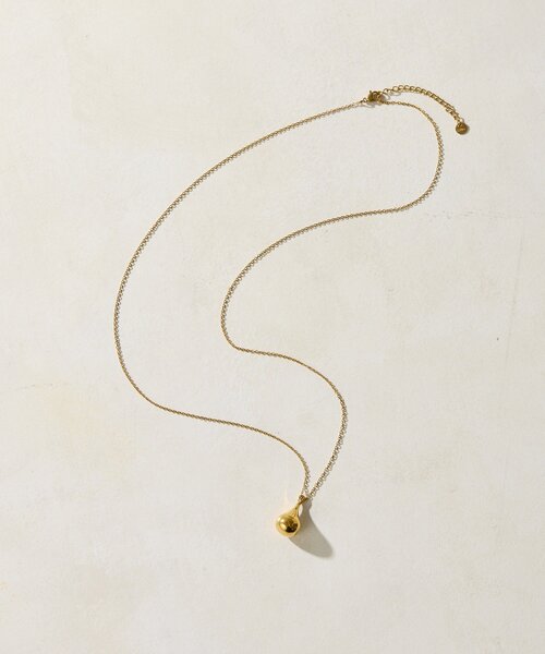 ネックレス 「金属アレルギー対応/ステンレス」ドロップネックレス レディースの画像