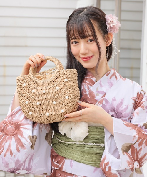 Honeys（ハニーズ） パール付カゴバッグ レディース : ZOZOTOWN Yahoo
