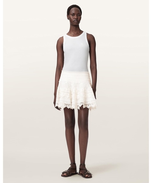 スカート LILLITH EMBROIDERED MINI SKIRT | LILLITH エンベリッシュド ミニ スカートの画像